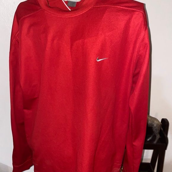 Nike Other - Nice Men size Large RED NIKE long sleeve shirt